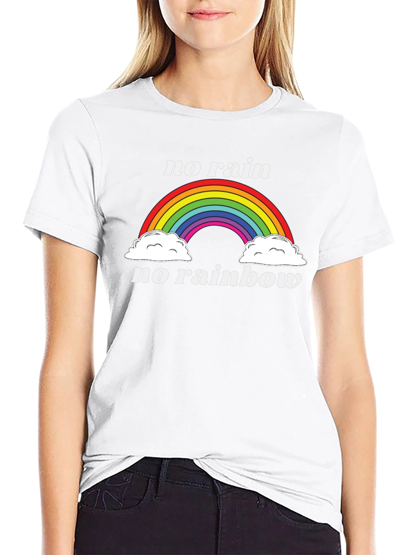 No Rain No Rainbow Graphic Tee - Unisex