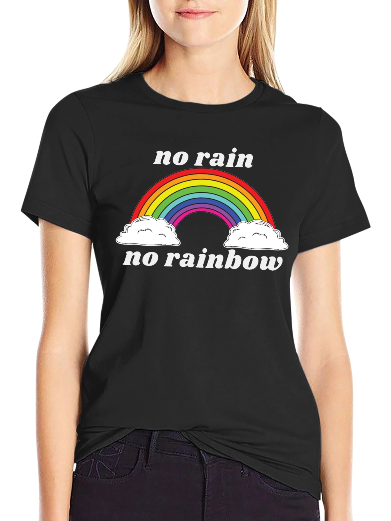 No Rain No Rainbow Graphic Tee - Unisex