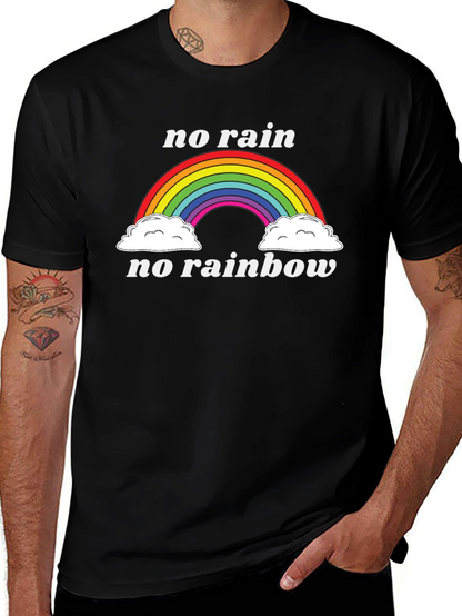 No Rain No Rainbow Graphic Tee - Unisex