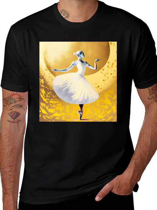 Ballerina Graphic Tee - Unique Dance Design