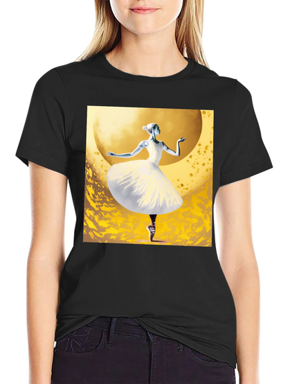 Ballerina Graphic Tee - Unique Dance Design