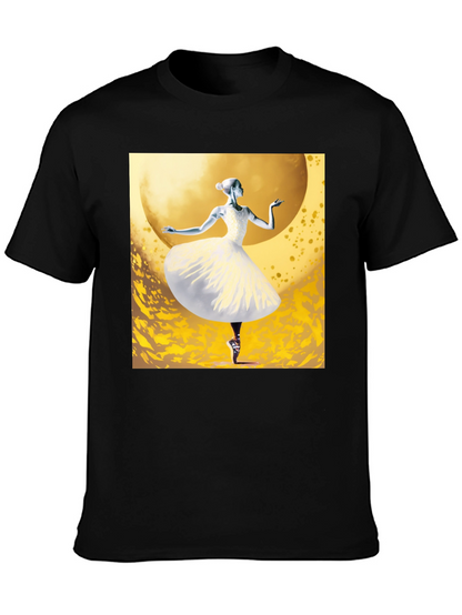 Ballerina Graphic Tee - Unique Dance Design