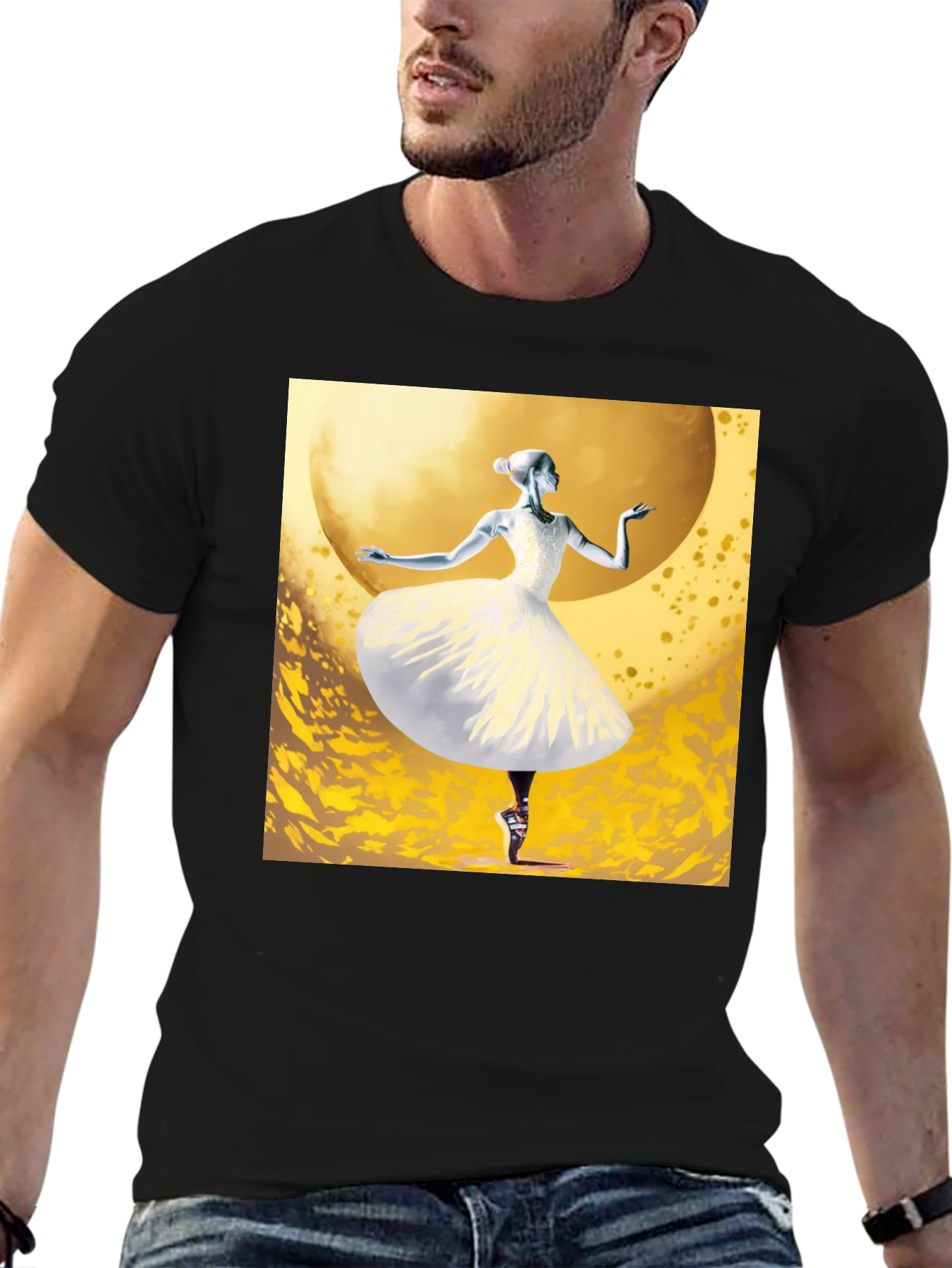 Ballerina Graphic Tee - Unique Dance Design