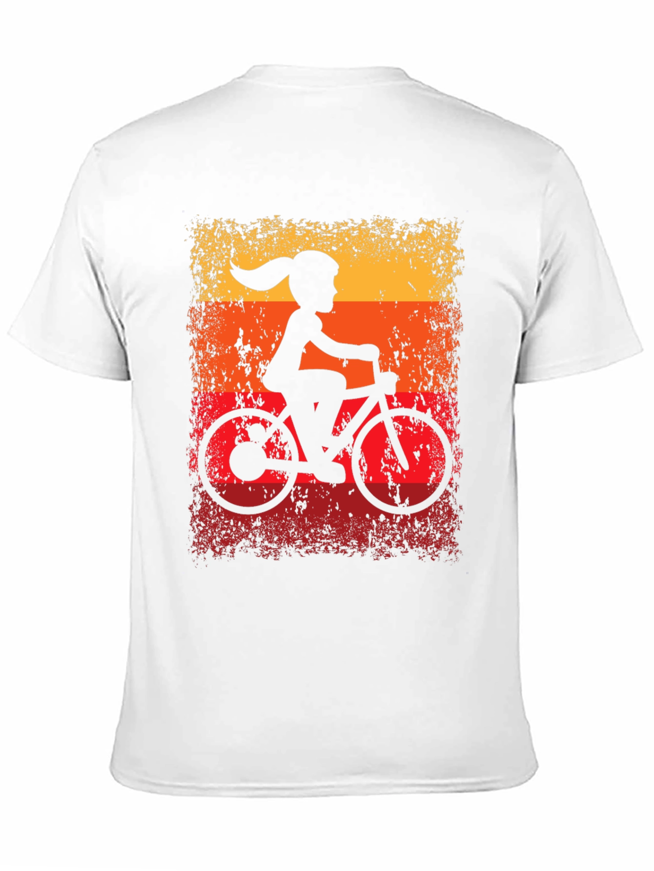 Retro Cycling Girl T-Shirt