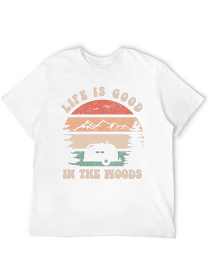 Life is Good Camping T-Shirt