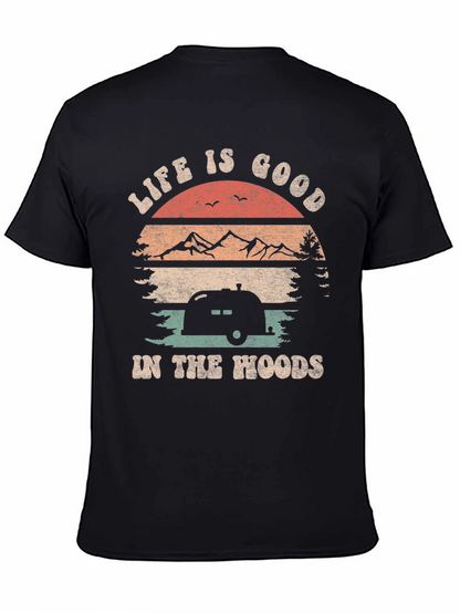 Life is Good Camping T-Shirt