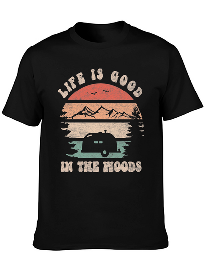 Life is Good Camping T-Shirt