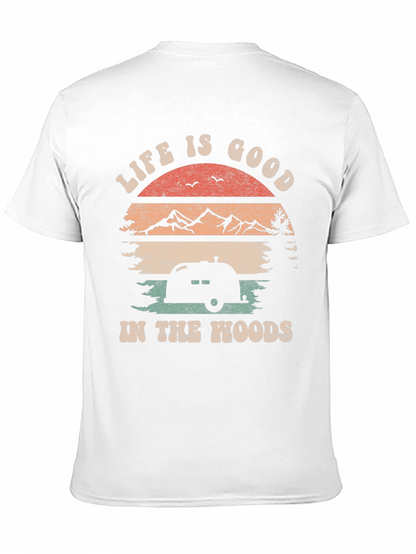 Life is Good Camping T-Shirt