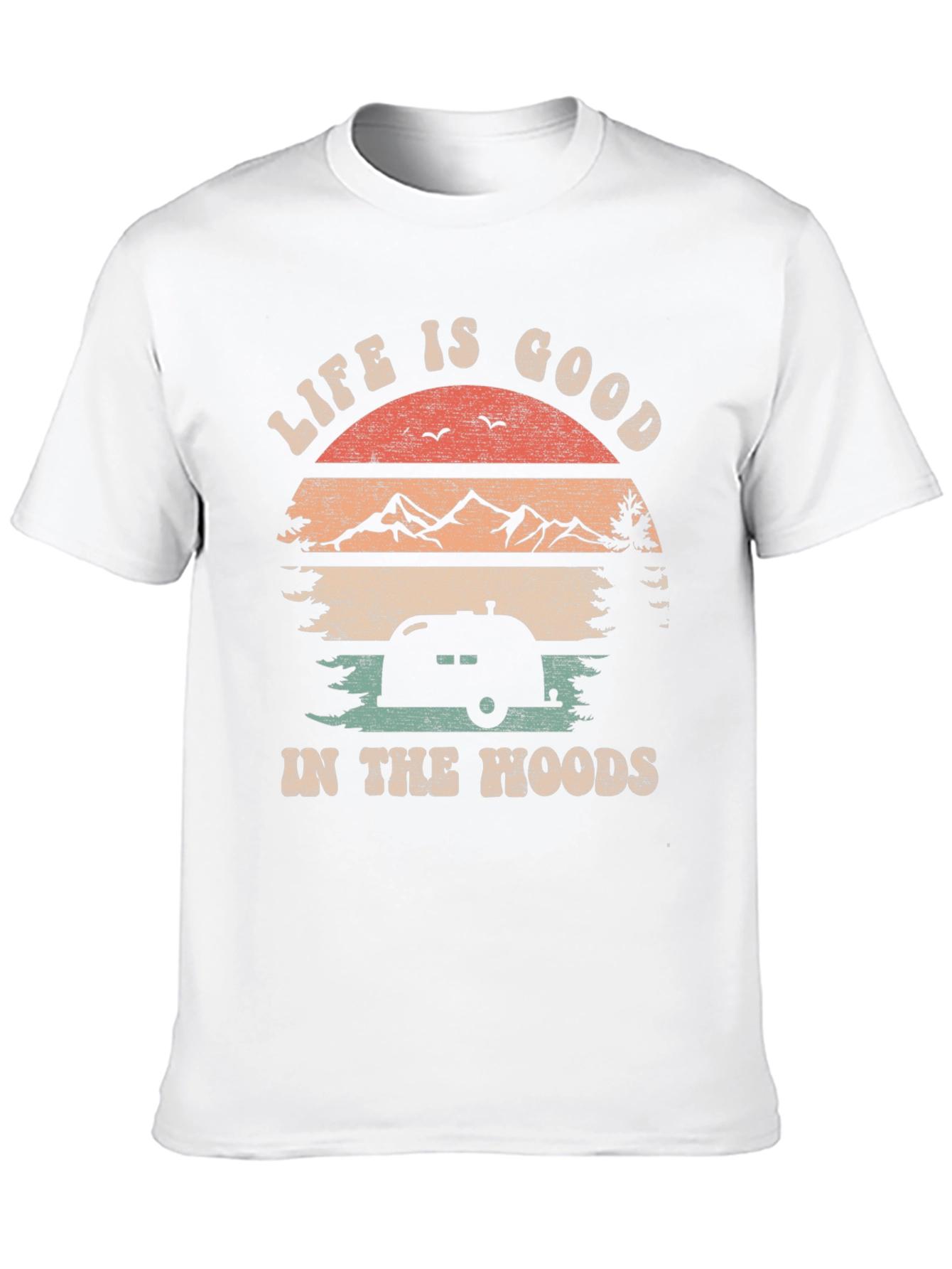 Life is Good Camping T-Shirt
