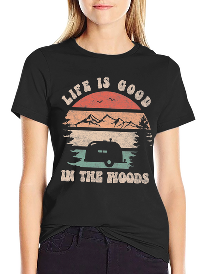 Life is Good Camping T-Shirt