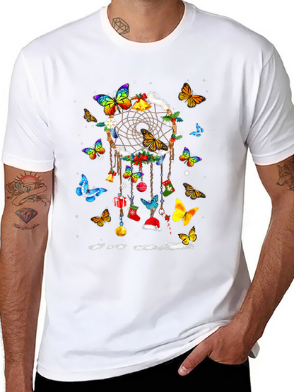 Butterfly Dreamcatcher Christmas Graphic Tee
