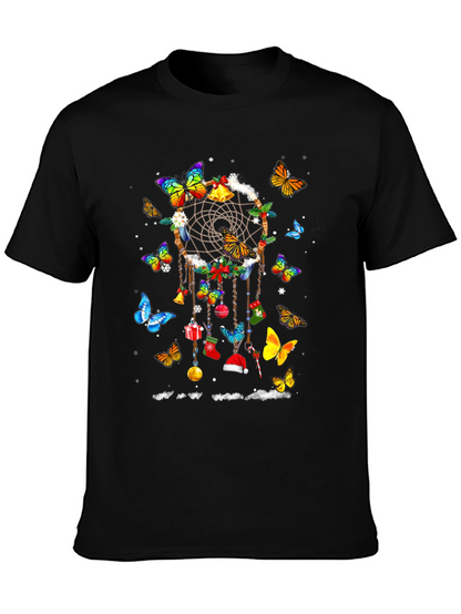 Butterfly Dreamcatcher Christmas Graphic Tee