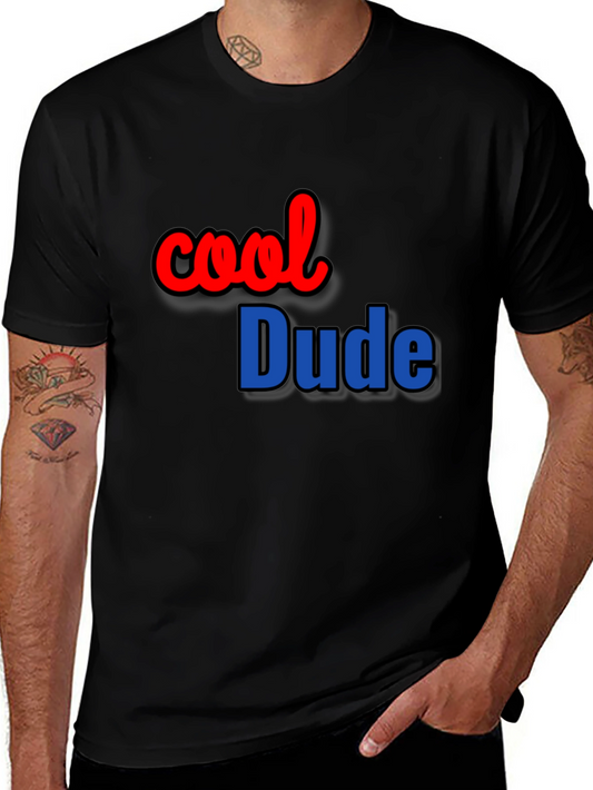 Cool Dude Black T-Shirt Casual Wear