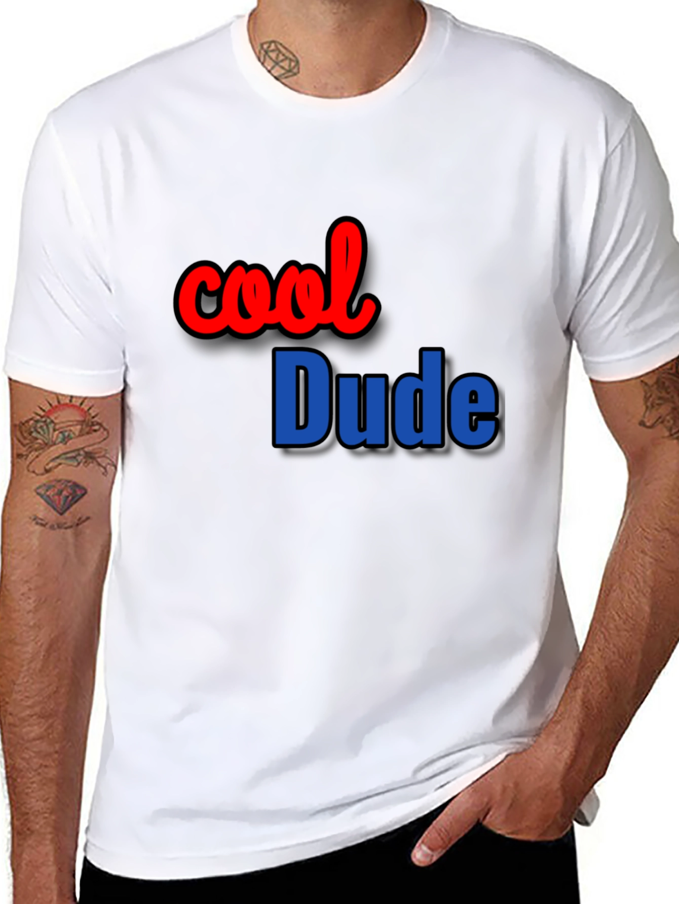 Cool Dude Black T-Shirt Casual Wear