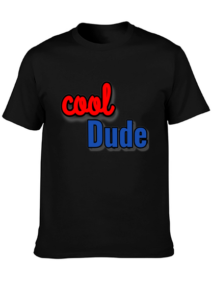 Cool Dude Black T-Shirt Casual Wear