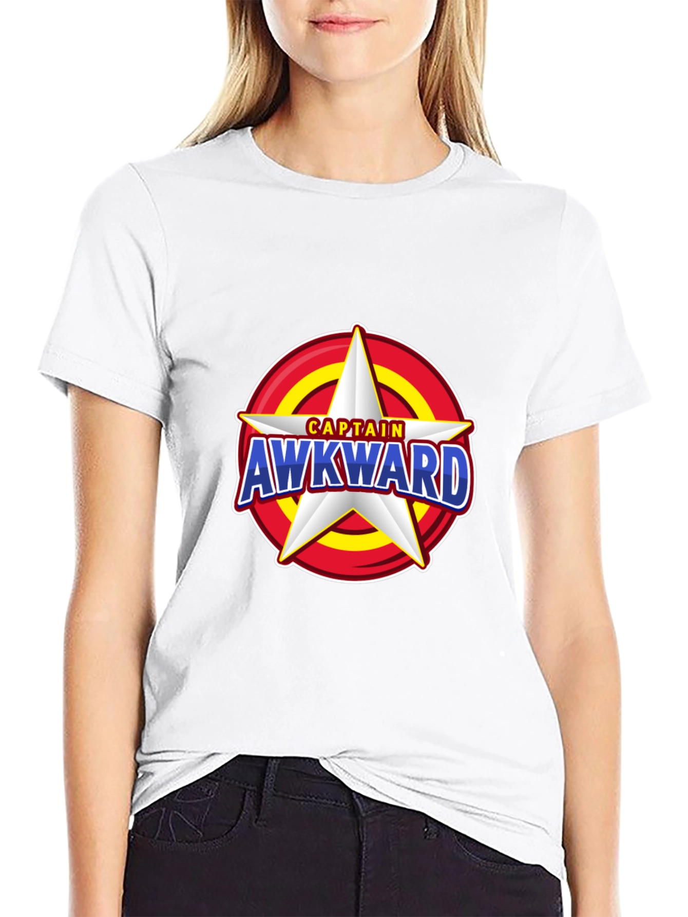 Captain Awkward Star T-Shirt - Novelty Graphic Tee