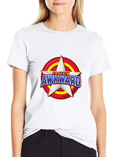 Captain Awkward Star T-Shirt - Novelty Graphic Tee