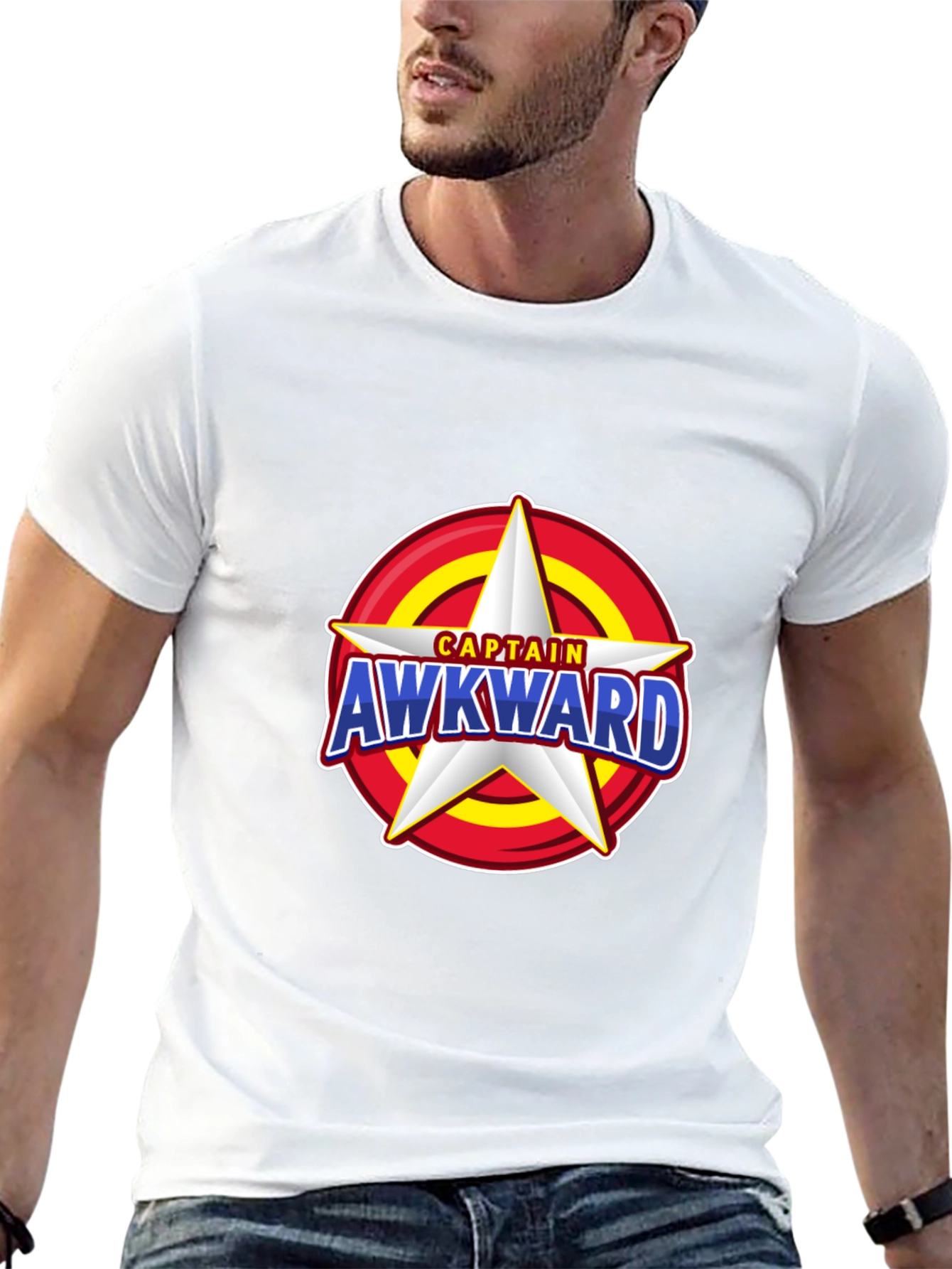 Captain Awkward Star T-Shirt - Novelty Graphic Tee