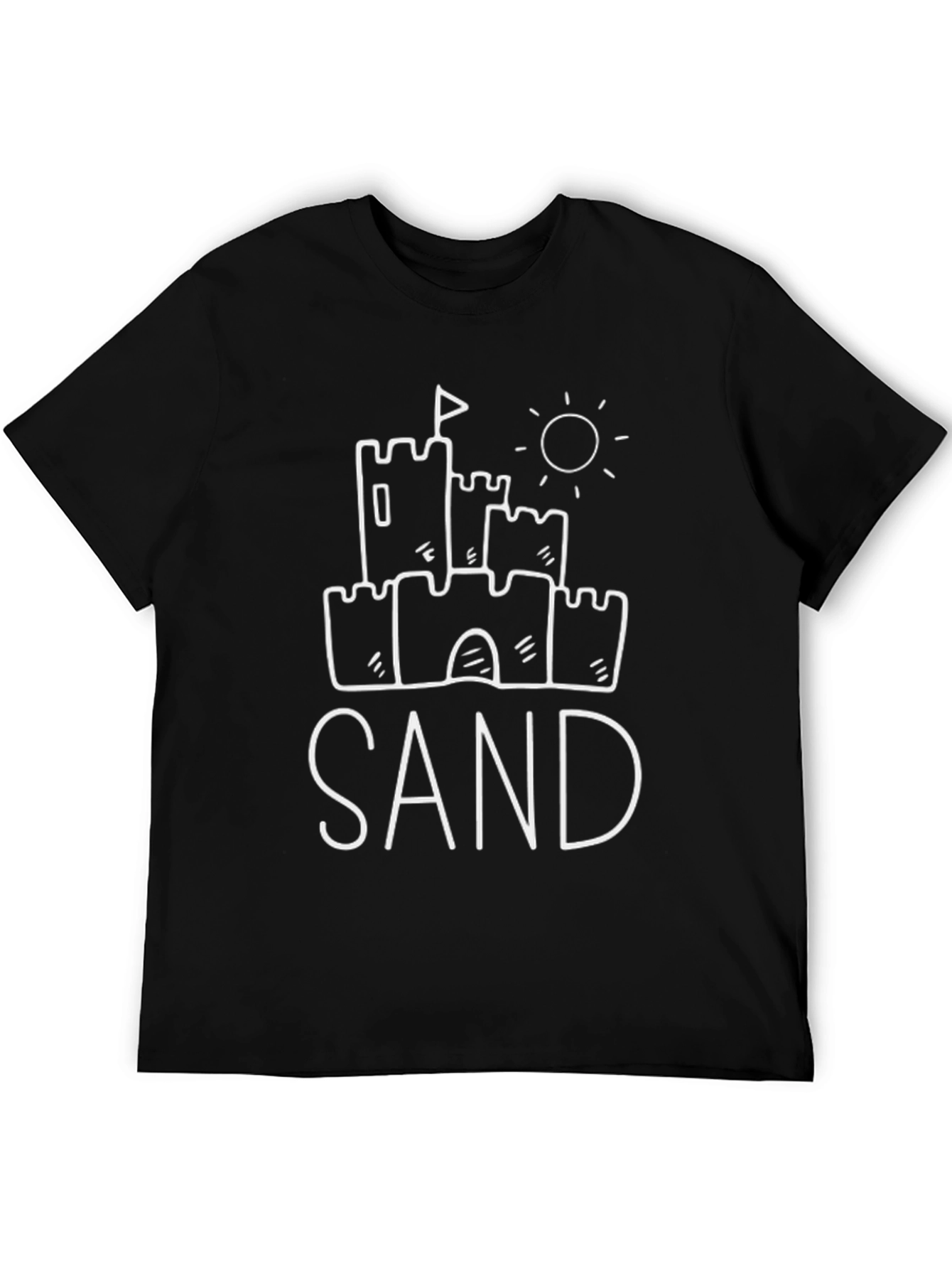 Sandcastle Graphic Tee - Summer Vacation Shirt