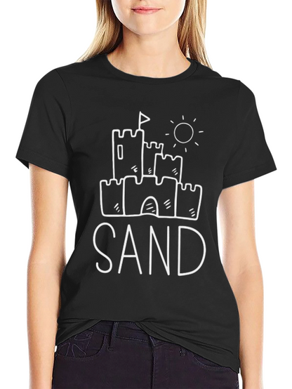 Sandcastle Graphic Tee - Summer Vacation Shirt