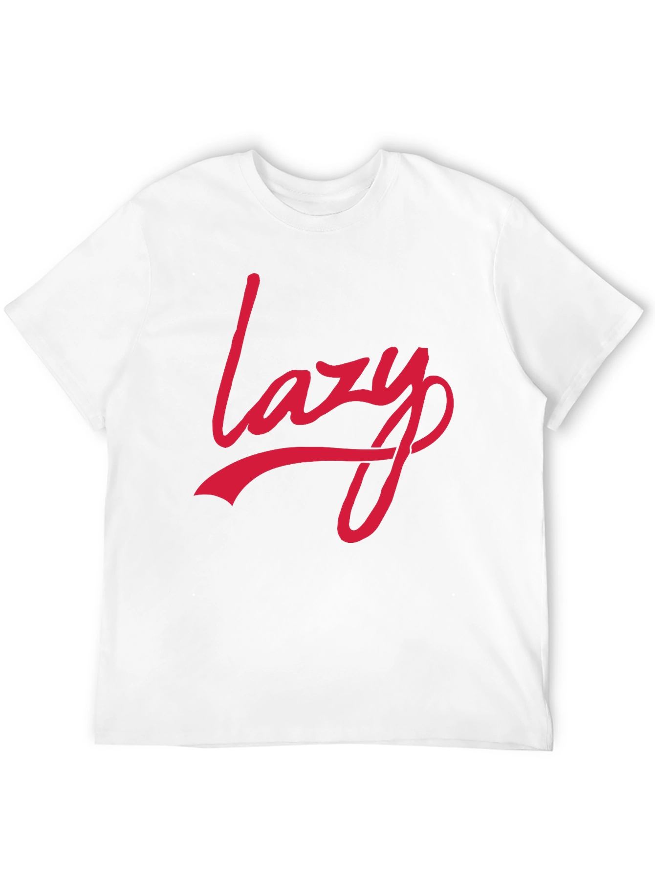 Lazy Graphic Print T-Shirt - Stylish Casual Tee