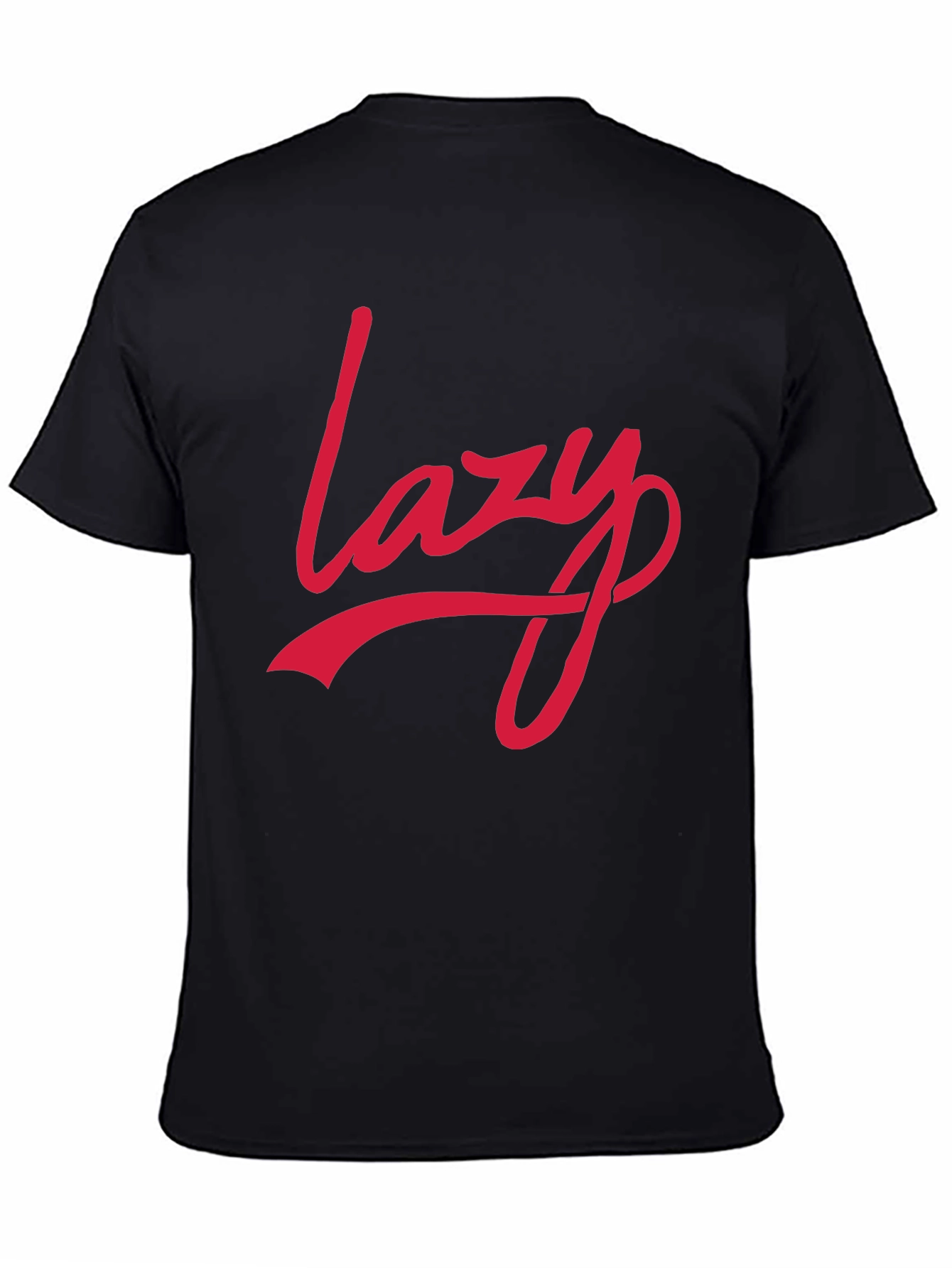 Lazy Graphic Print T-Shirt - Stylish Casual Tee