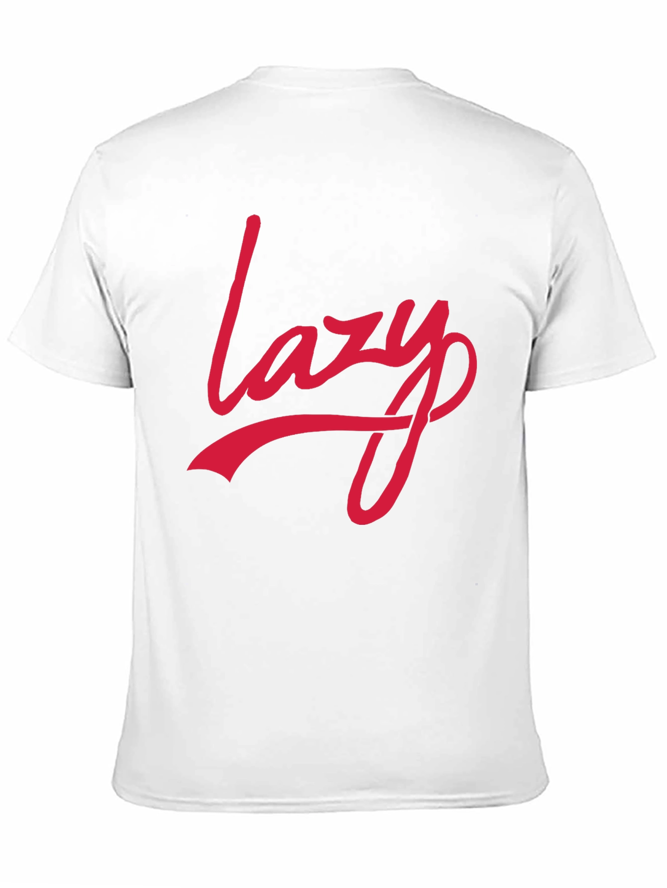 Lazy Graphic Print T-Shirt - Stylish Casual Tee