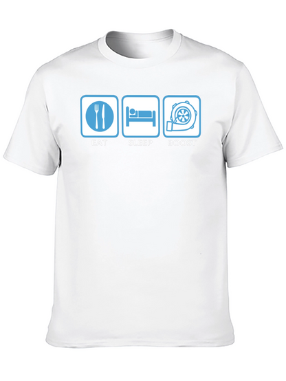 Eat Sleep Boost T-Shirt - Car Enthusiast Apparel