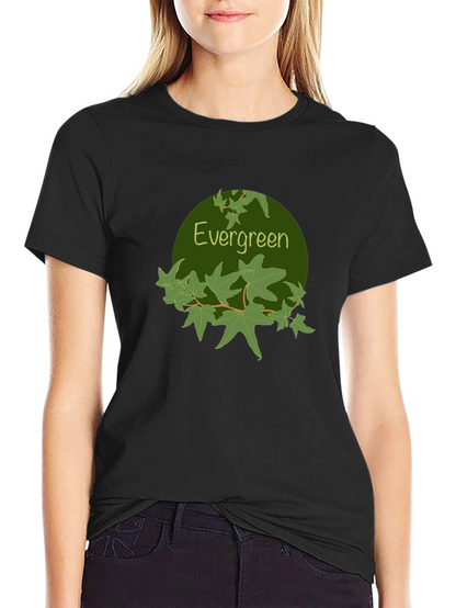 Evergreen Graphic Tee - Nature Inspired