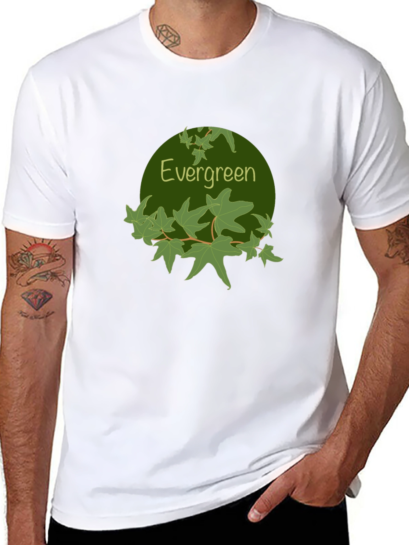 Evergreen Graphic Tee - Nature Inspired