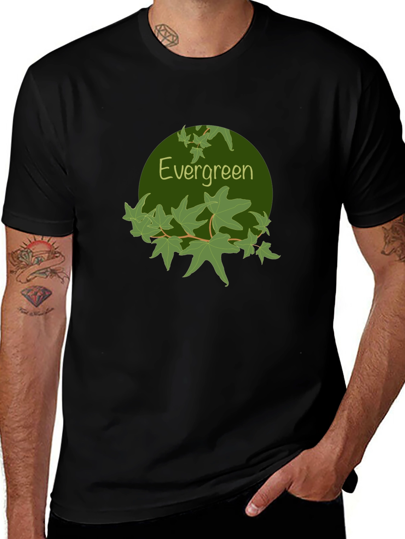 Evergreen Graphic Tee - Nature Inspired