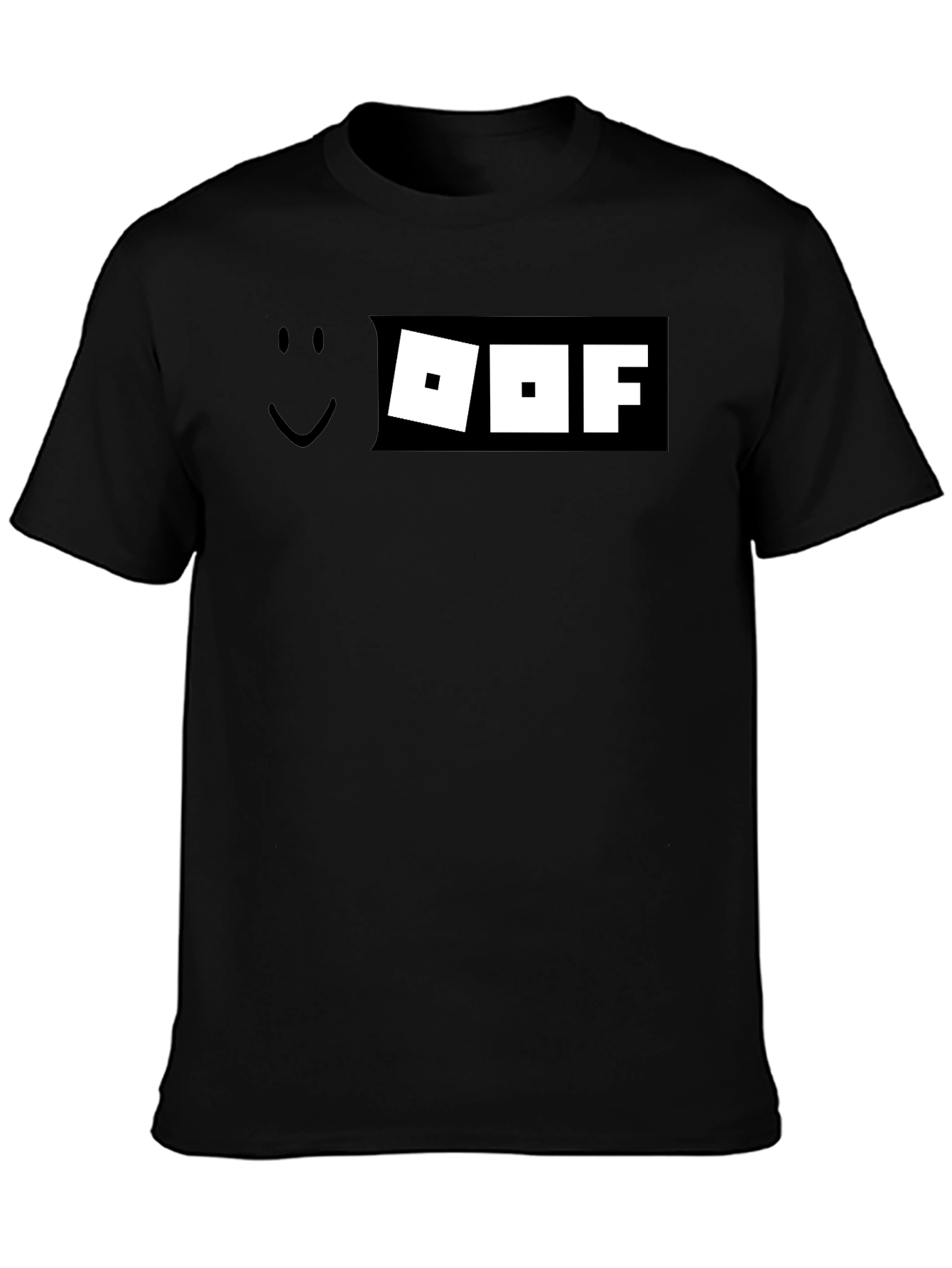 Roblox Oof T-Shirt - Black Graphic Tee Gamer Style