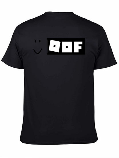 Roblox Oof T-Shirt - Black Graphic Tee Gamer Style