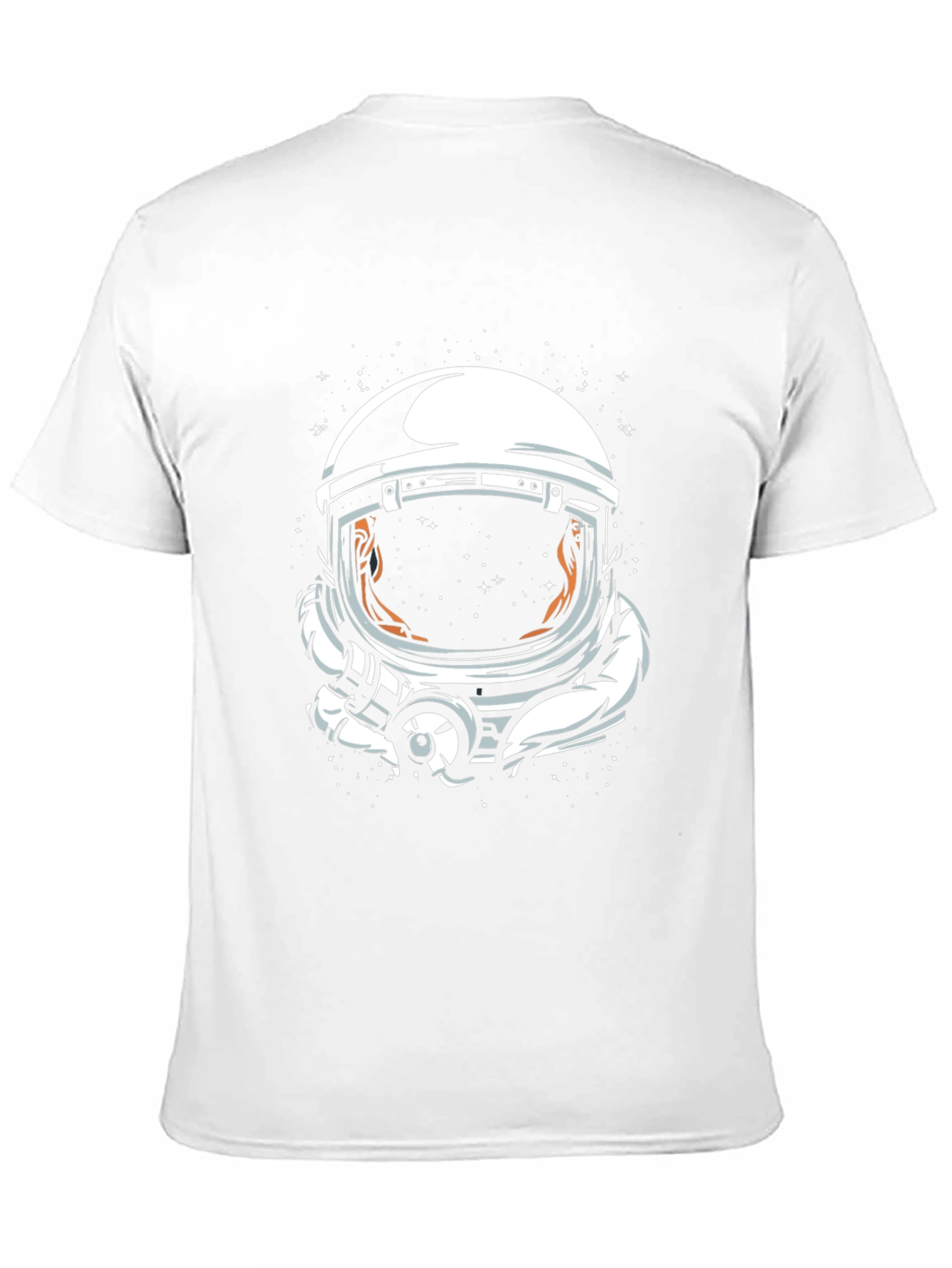 Astronaut Helmet Graphic Tee - Space Explorer T-Shirt