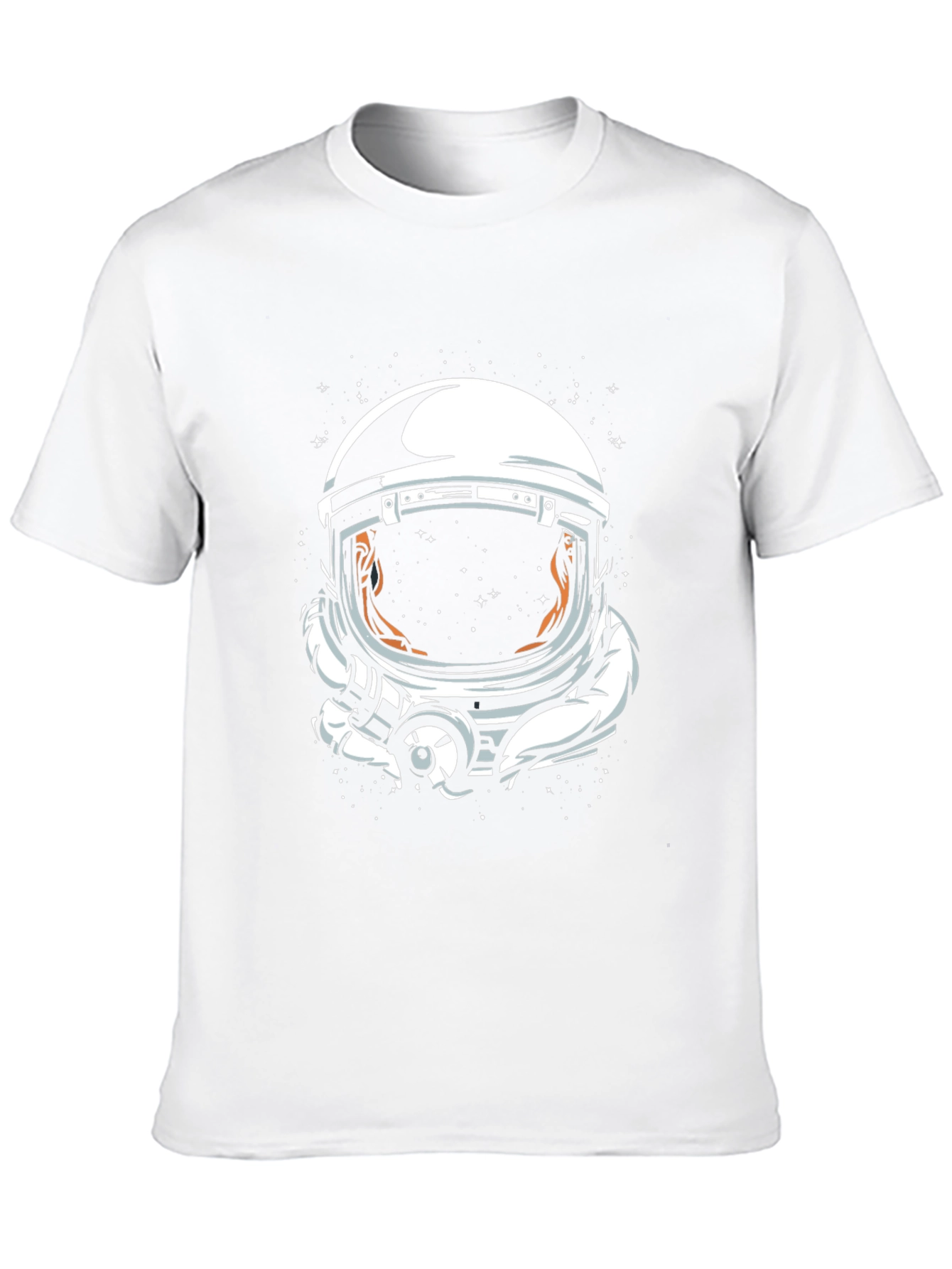 Astronaut Helmet Graphic Tee - Space Explorer T-Shirt