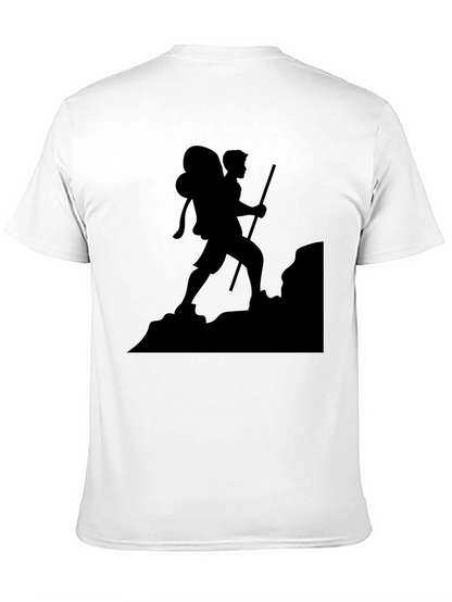 Black Hiking Silhouette T-Shirt