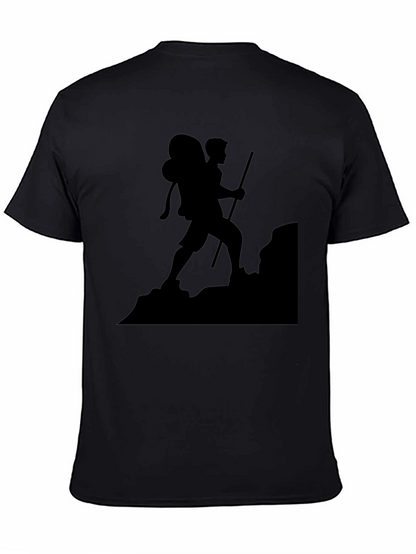 Black Hiking Silhouette T-Shirt