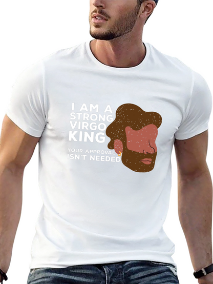 Strong Virgo King T-Shirt - Zodiac Pride