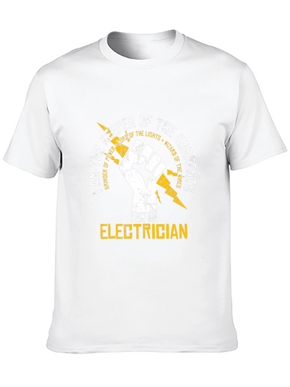 Electrician T-Shirt - Keeper of the Currents Design