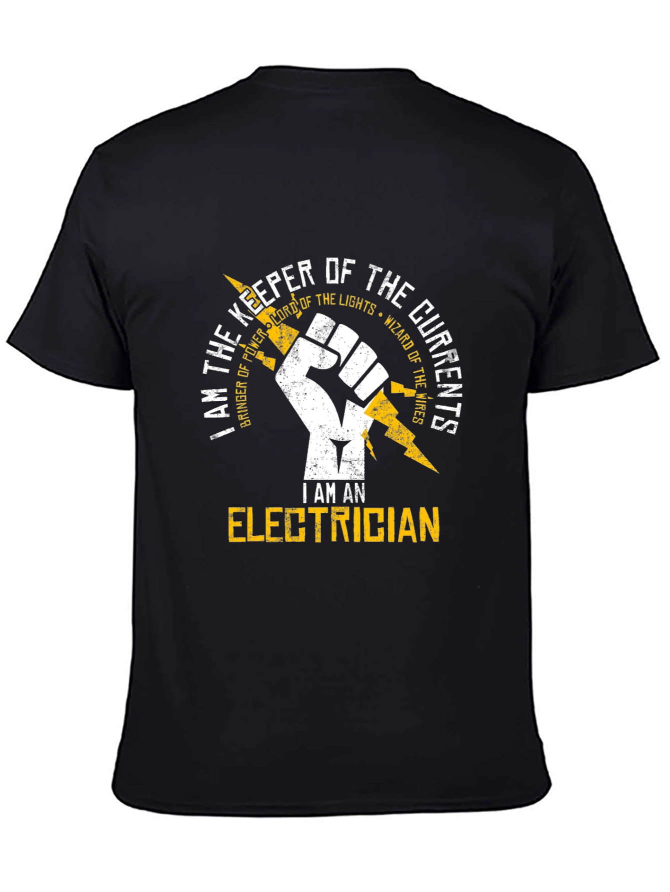 Electrician T-Shirt - Keeper of the Currents Design