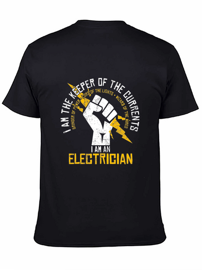 Electrician T-Shirt - Keeper of the Currents Design
