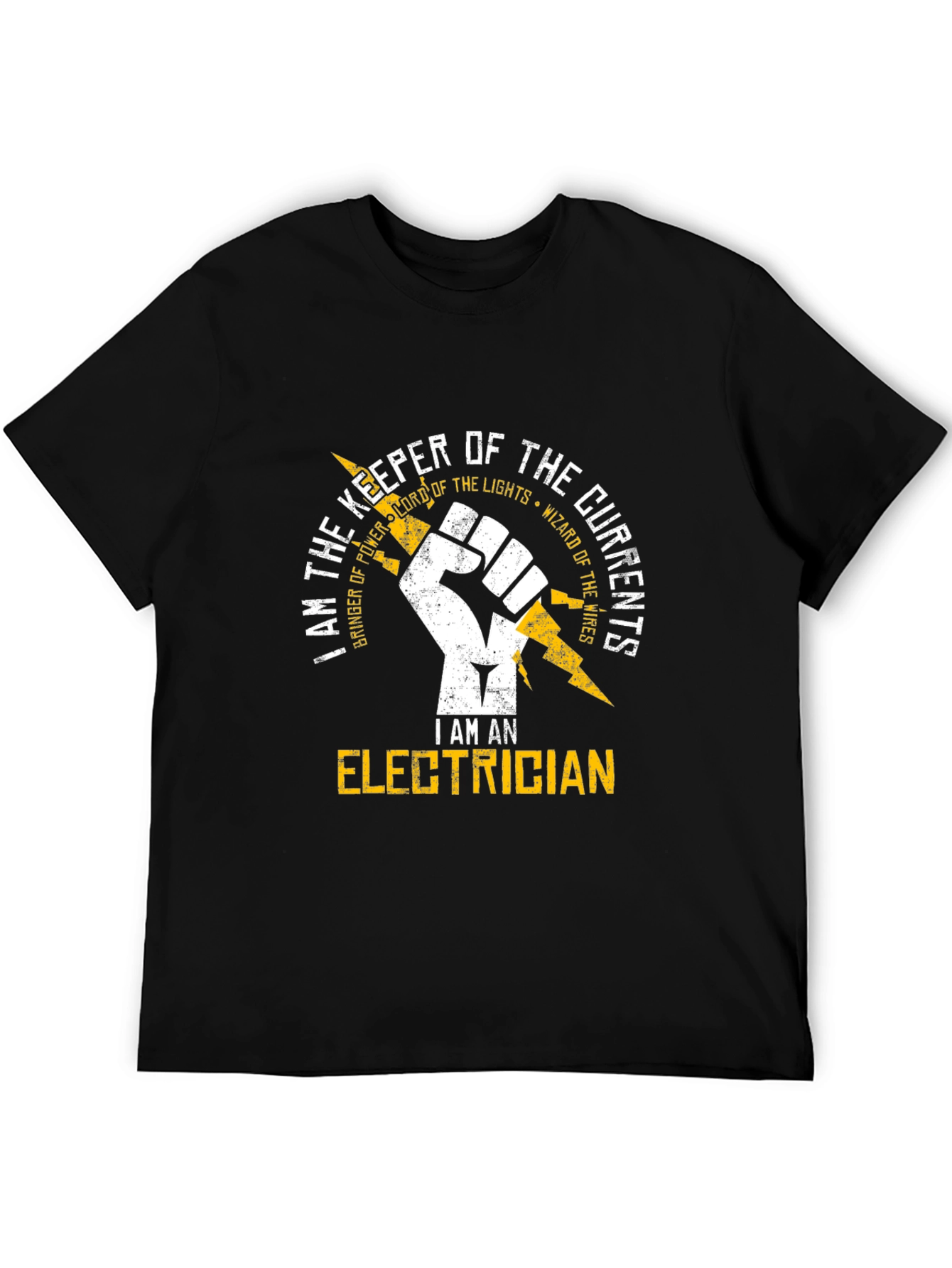 Electrician T-Shirt - Keeper of the Currents Design