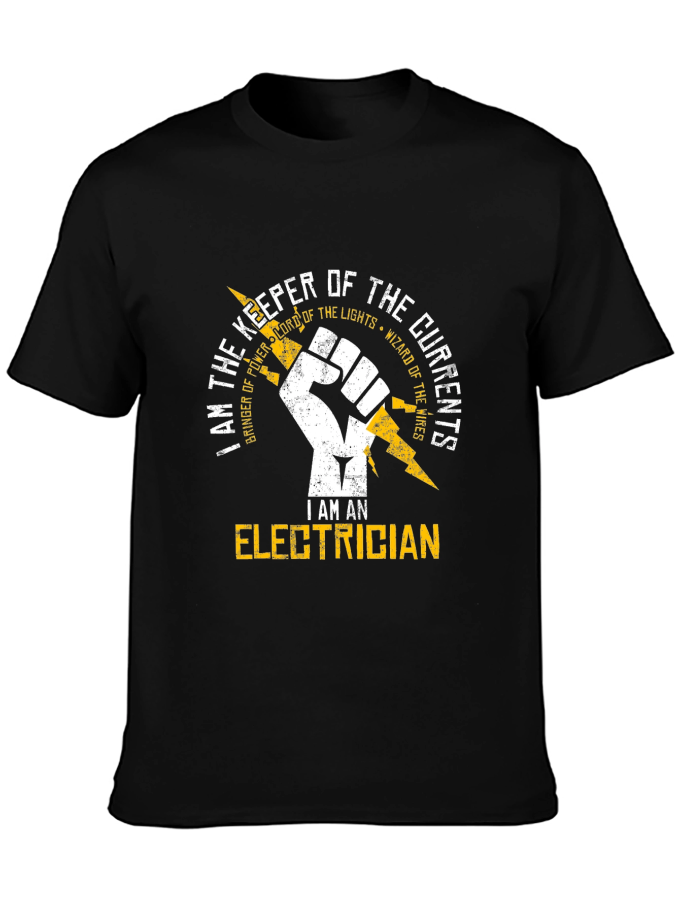 Electrician T-Shirt - Keeper of the Currents Design