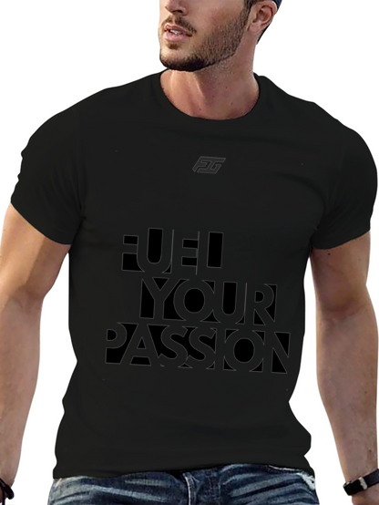 Fuel Your Passion Black Tee