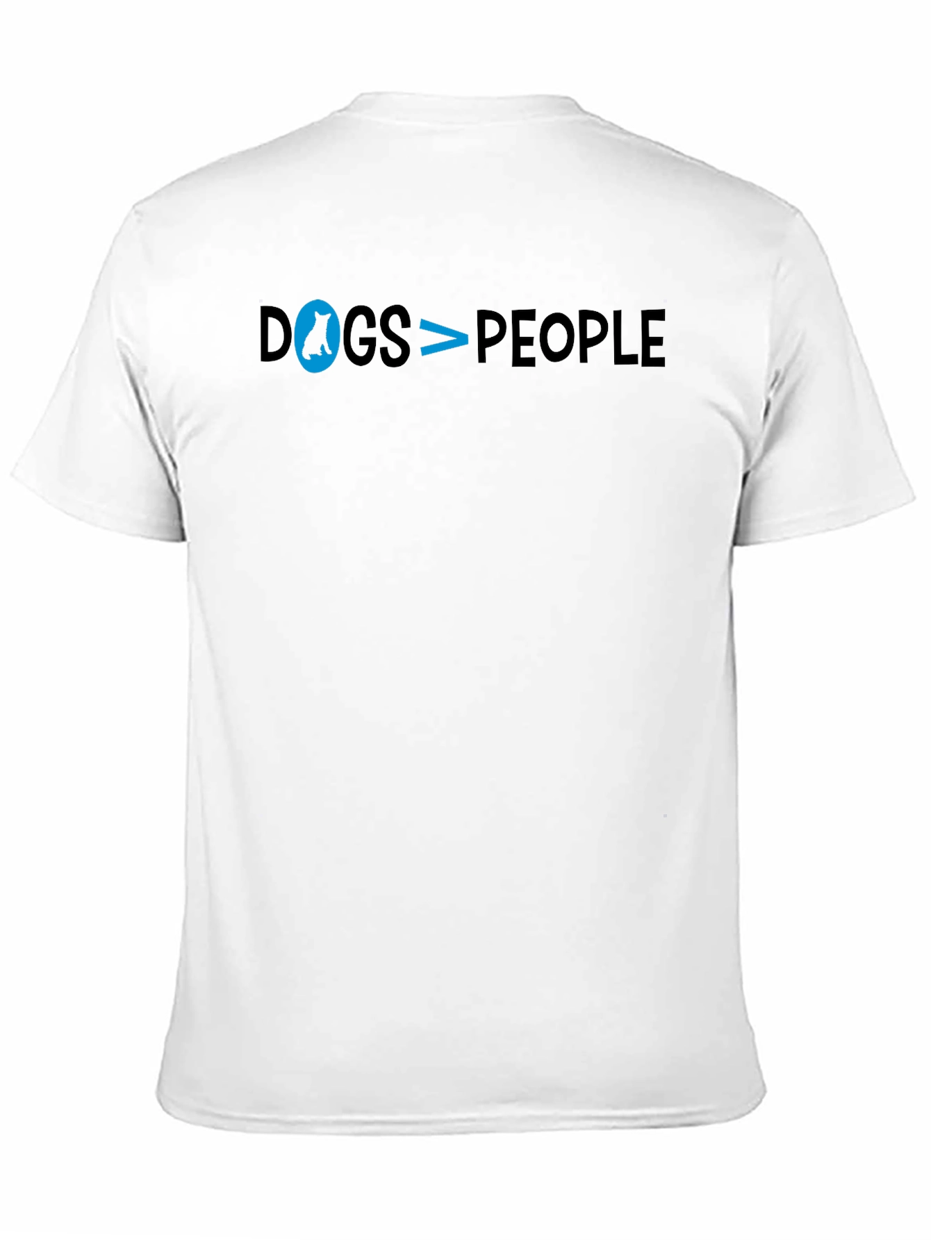Dogs are Better T-Shirt: Black Cotton Casual Tee