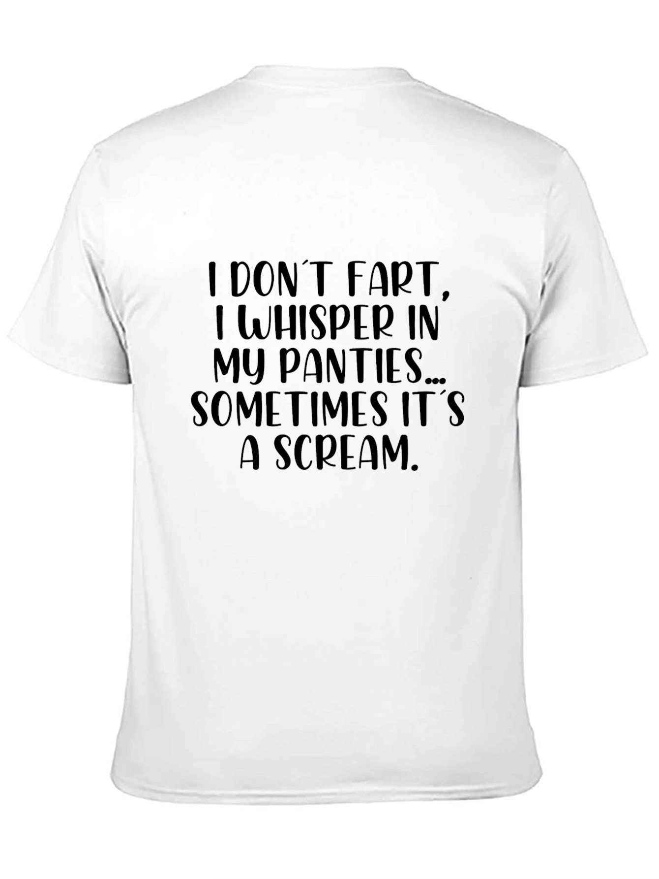 I Dont Fart I Whisper Mens Graphic T-Shirt