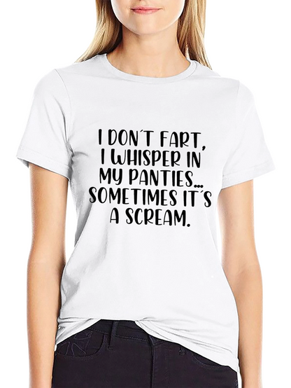 I Dont Fart I Whisper Mens Graphic T-Shirt
