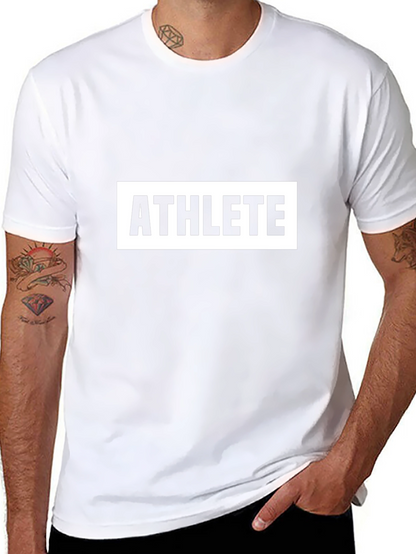 Athlete Graphic Black T-Shirt - Premium Quality