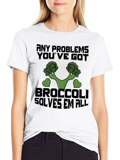 Broccoli Solves All Problems T-Shirt