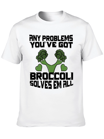Broccoli Solves All Problems T-Shirt